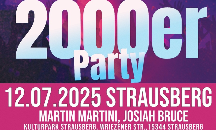 Image 2: 2000er-Party Strausberg: Eintrittskarte am 12.07.2025