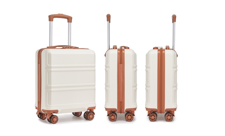 Image 11: Valise cabine en ABS, 45 x 36 x 20 cm, capacité d'environ 28 L