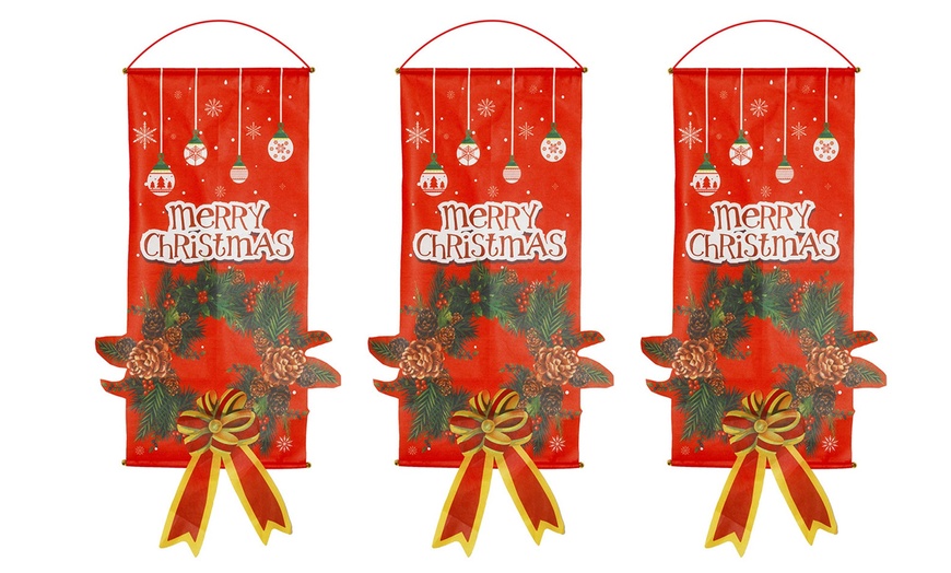 Image 15: Merry Christmas Hanging Banner