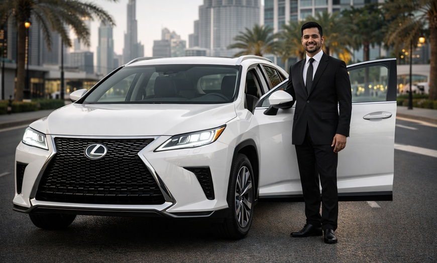 Image 2: Dubai & Abu Dhabi Private City Rides – Lexus, Tesla, BYD, GMC & More