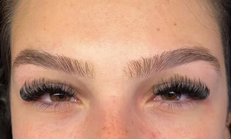 Enhance Your Eyes: Full Set of Eyelash Extensions w/ Free Brow Shaping