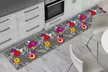 Tappeto passatoia antiscivolo a fiori, disponibile in varie misure e fantasie - Image 3