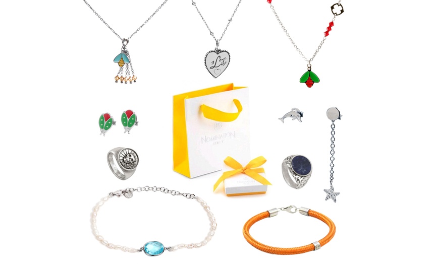 Image 1: Orecchini, collane, portachiavi, bracciali e anelli Nomination