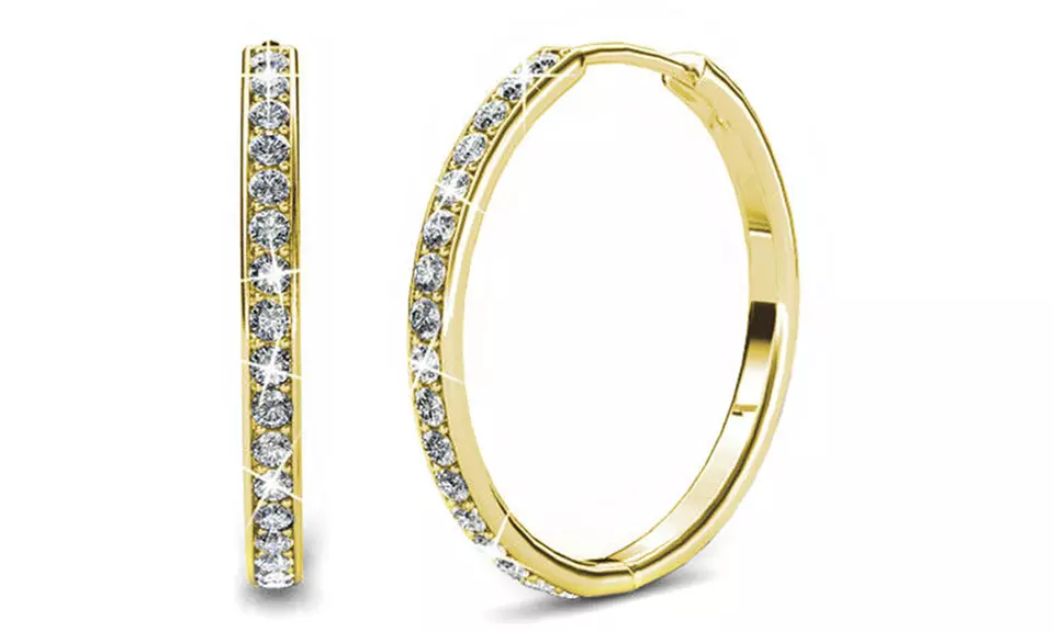 Boucles d’oreilles chic en cristal