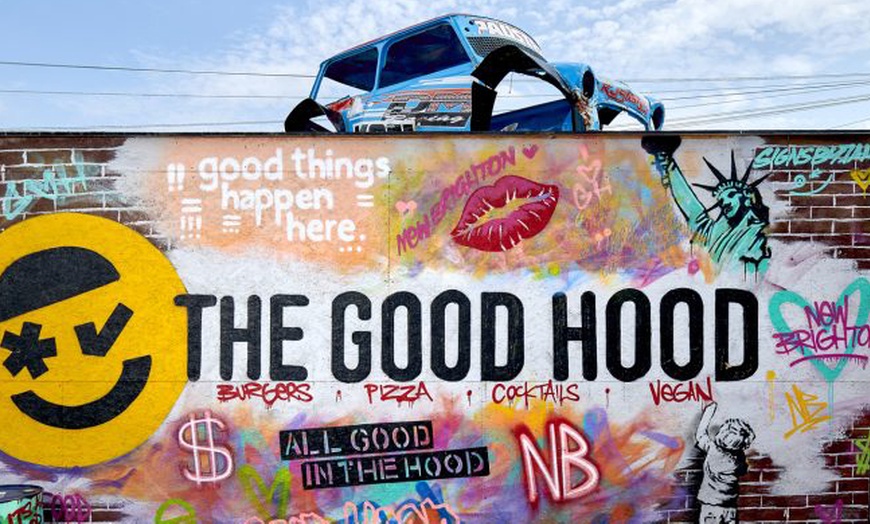 Image 12: Choice of Burger with Fries for One, Two, or Four People