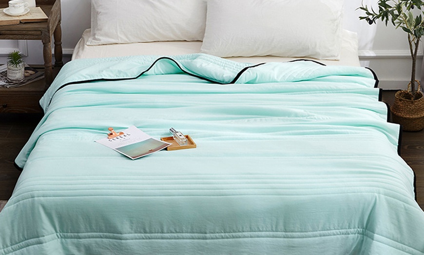 Image 7: Air-Conditioned Thin Quilt