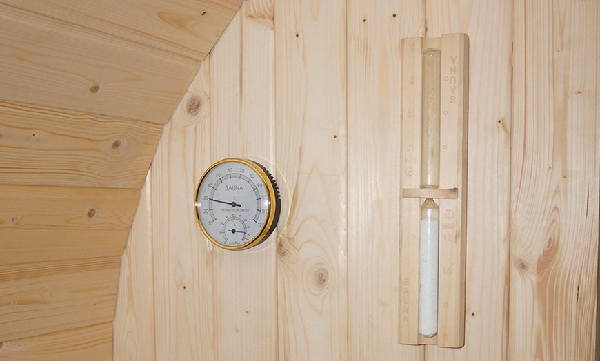 Image 5: Home Deluxe Outdoor Sauna „Cube“ M oder L