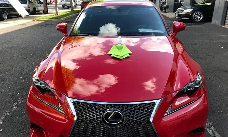 Image 1: Wash & Wax / Exterior Treatment-Full-Size Car, SUV/Van, or Midsize SUV