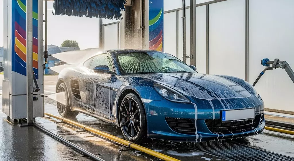 Basiswäsche für 1 PKW opt. + Felgenreinigung usw. oder Premium-Wäsche