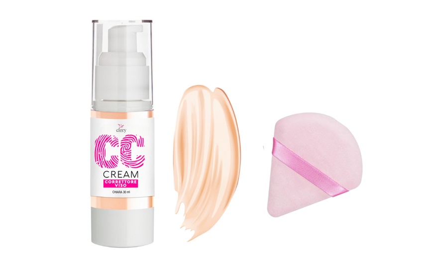 Image 4: CC-Cream Efory con spugna make-up Pink