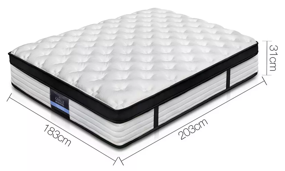 Giselle Bedding 31cm Euro Top Mattress