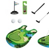 Image 1: Toilet Golf Game Set, Fun Bathroom Entertainment