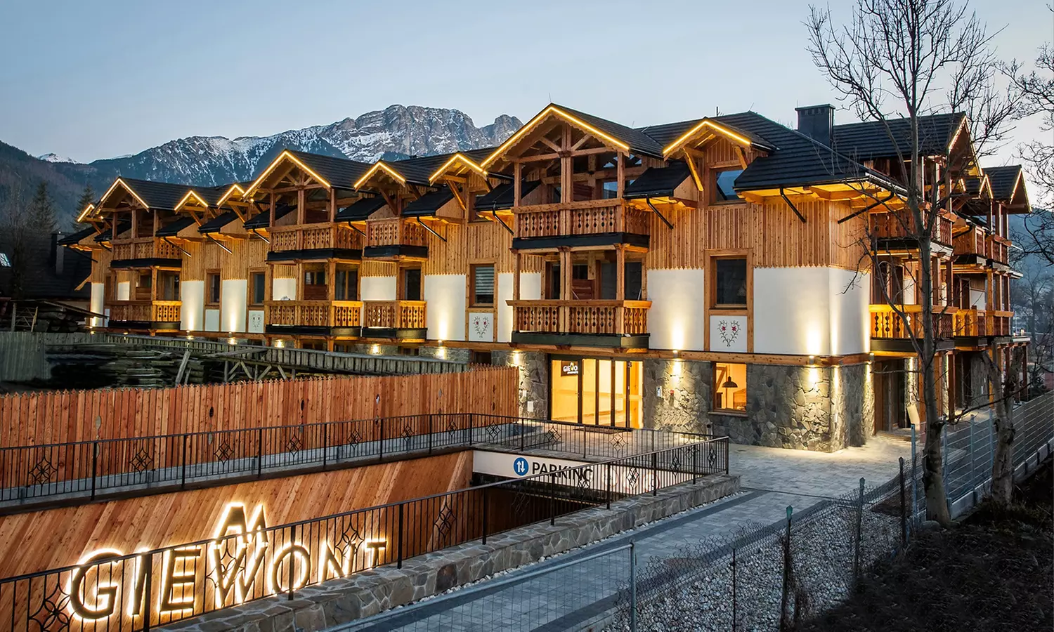 Pokój studio, deluxe lub prestige z wellness w Aparthotelu Giewont
