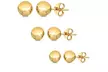 345MM Ball stud Earrings 14K Gold by Moricci - Second Medium