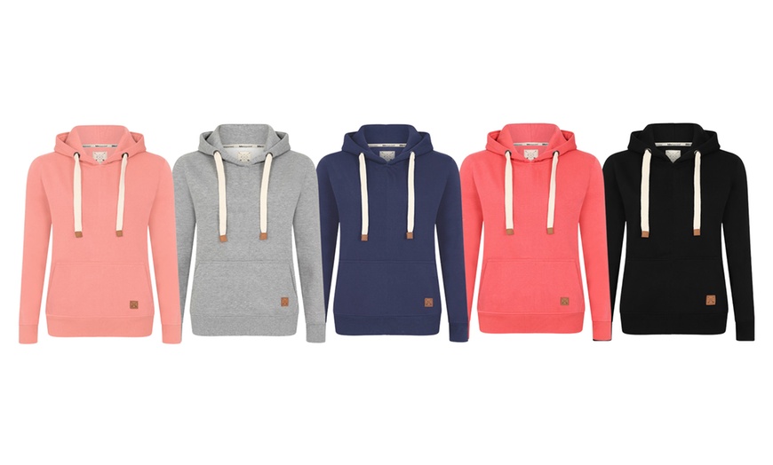 Image 1: Blu Apparel Ladies Maddie Overhead Hoodie