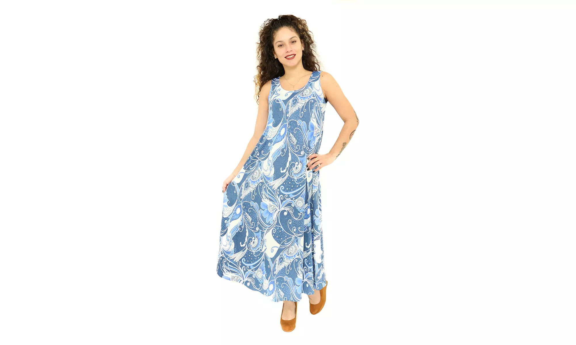 Long Spring Tank Dresses