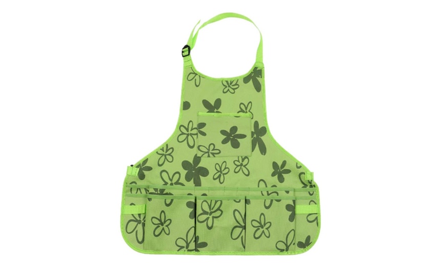 Image 2: Oxford Cloth Gardening Apron