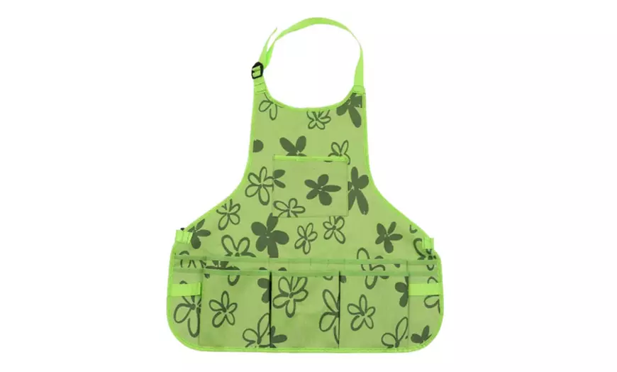Image 2: Oxford Cloth Gardening Apron
