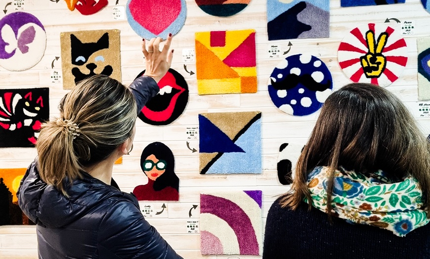 Image 8: Diseña tu propia alfombra: taller de tufting de 2,5 horas para 1