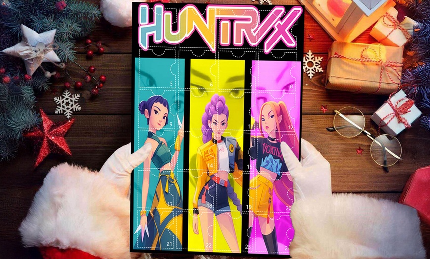 Image 2: K-Pop Demon Hunters Inspired Advent Calendar, 24 Keychains Collection