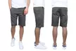 Men's Flat-Front Slim Fit Cotton Stretch Chino Shorts (Sizes, 30-42) - Second Medium