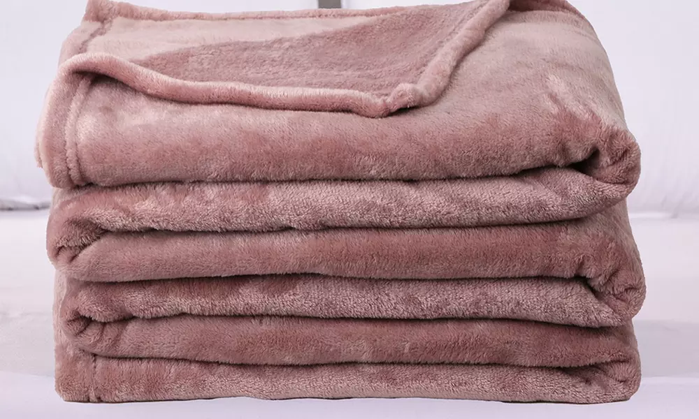 JML Soft Lightweight Plush Flannel Blanket for Bed/Sofa,King/Queen Size