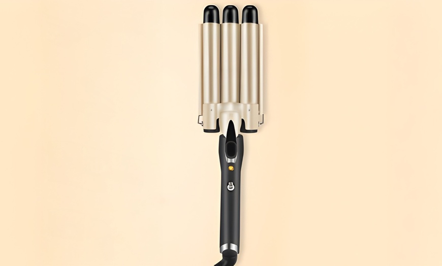 Image 6: Fer à onduler à 3 tubes avec double température