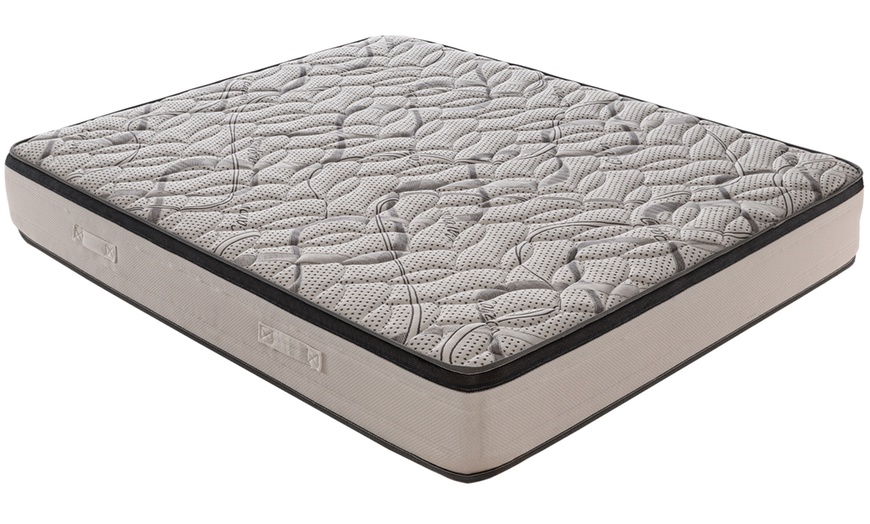 Image 3: Matelas Memory Gel et revêtement en tissu carbone à 7 zones
