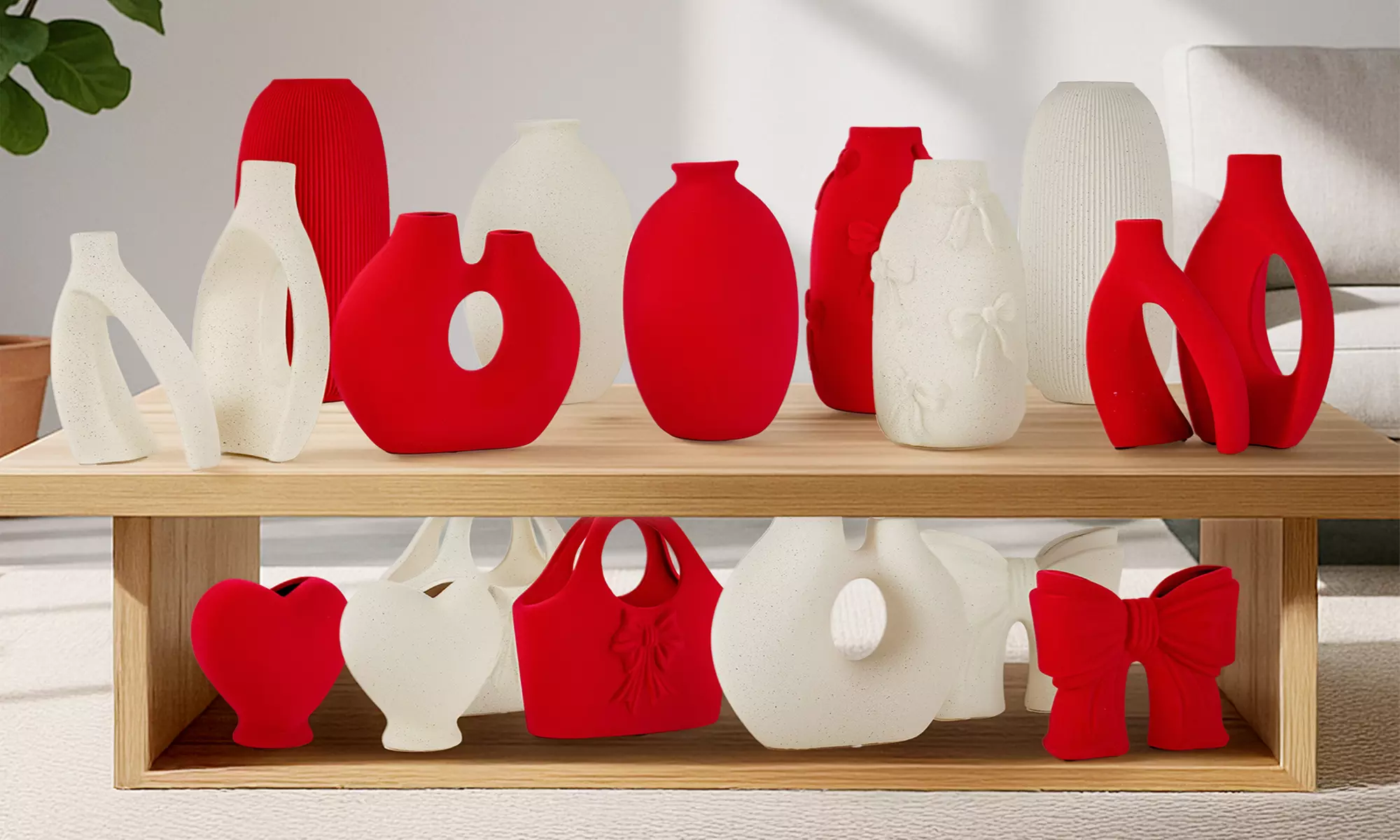 Vaso decorativo in ceramica