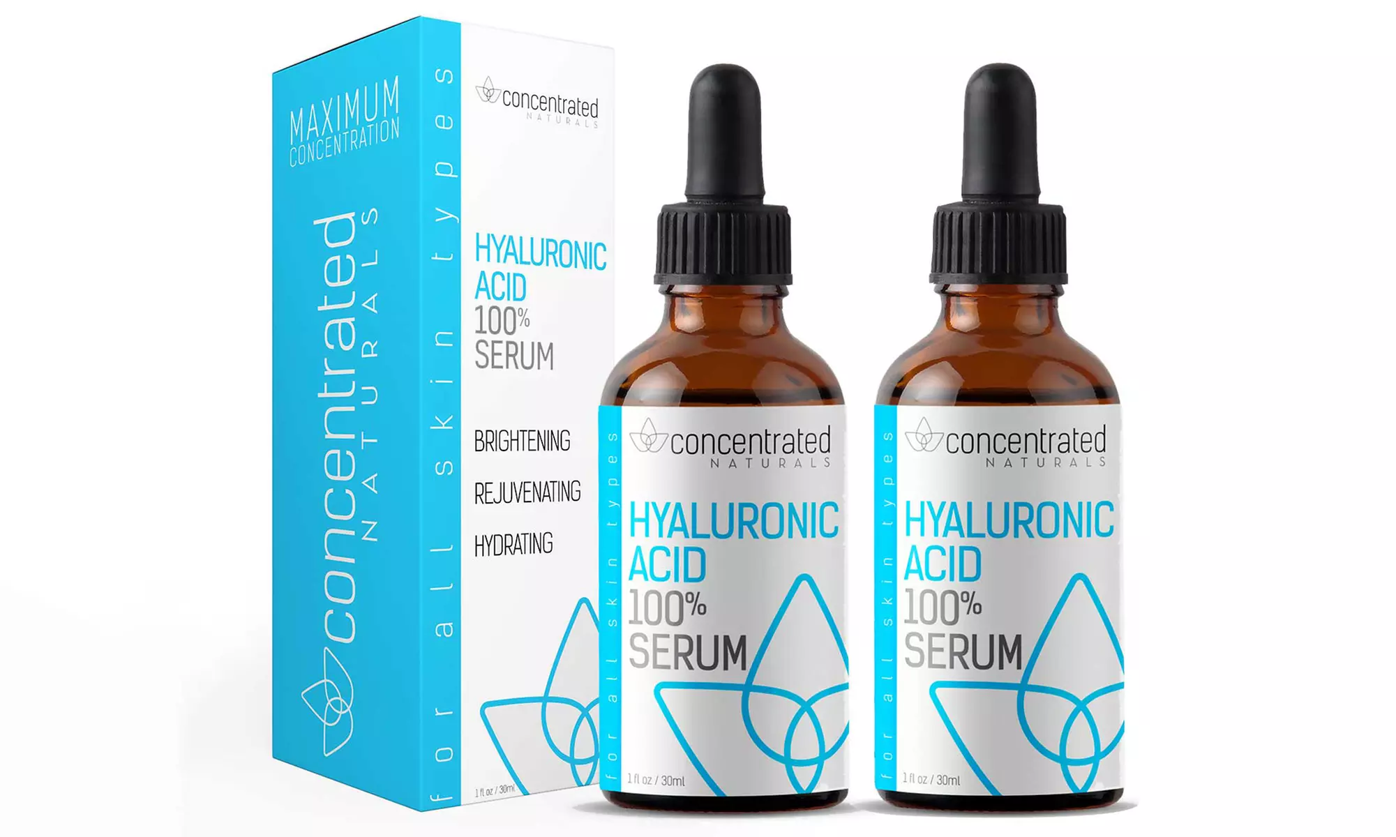 Concentrated Naturals Hyaluronic Acid Serum; 1 Fl. Oz. (1- or 2-Pack) - Primary Image
