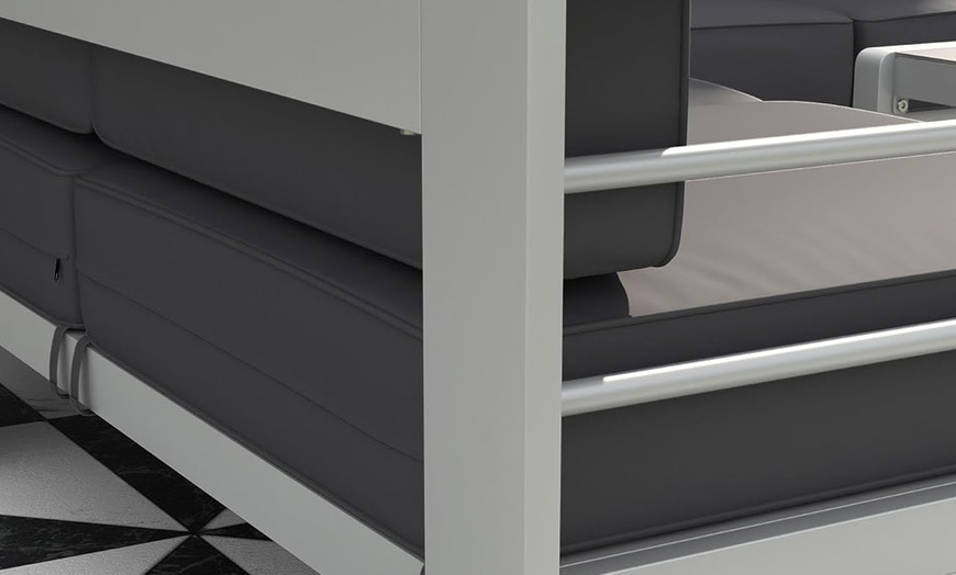 Image 6: Outsunny Aluminium Corner Sofa, Armchair and Table Garden Sofa Set