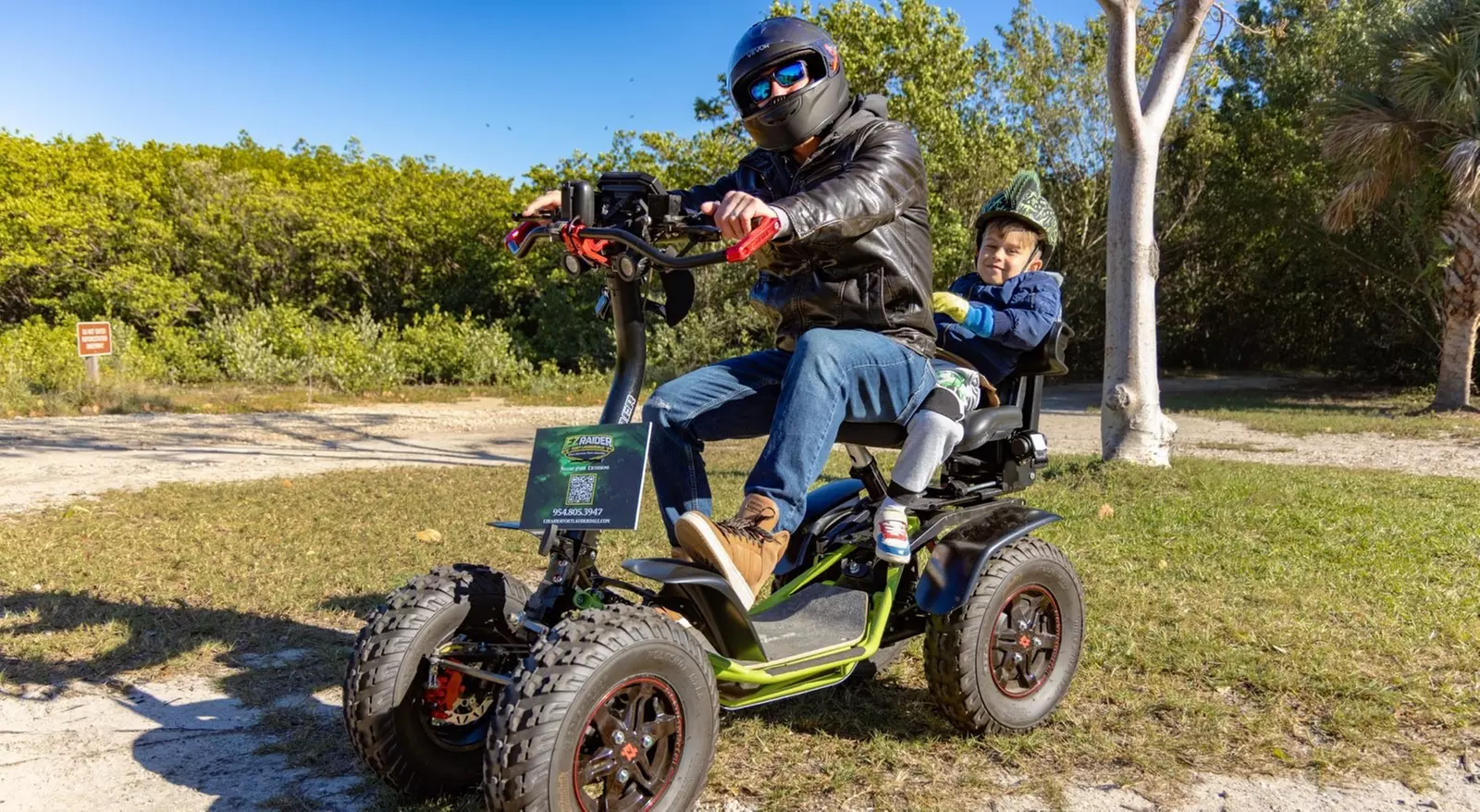 1-Hr Guided EZ Raider Scooter (Military Grade) for 1, 2, or 4 People