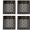Image 6: Moroccan Solar Wall Lights - 4 Pack, Warm White LED