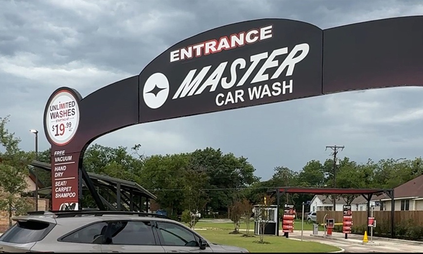 Image 3: One, Two, or Three Master Car Washes for a Consistently Clean Vehicle