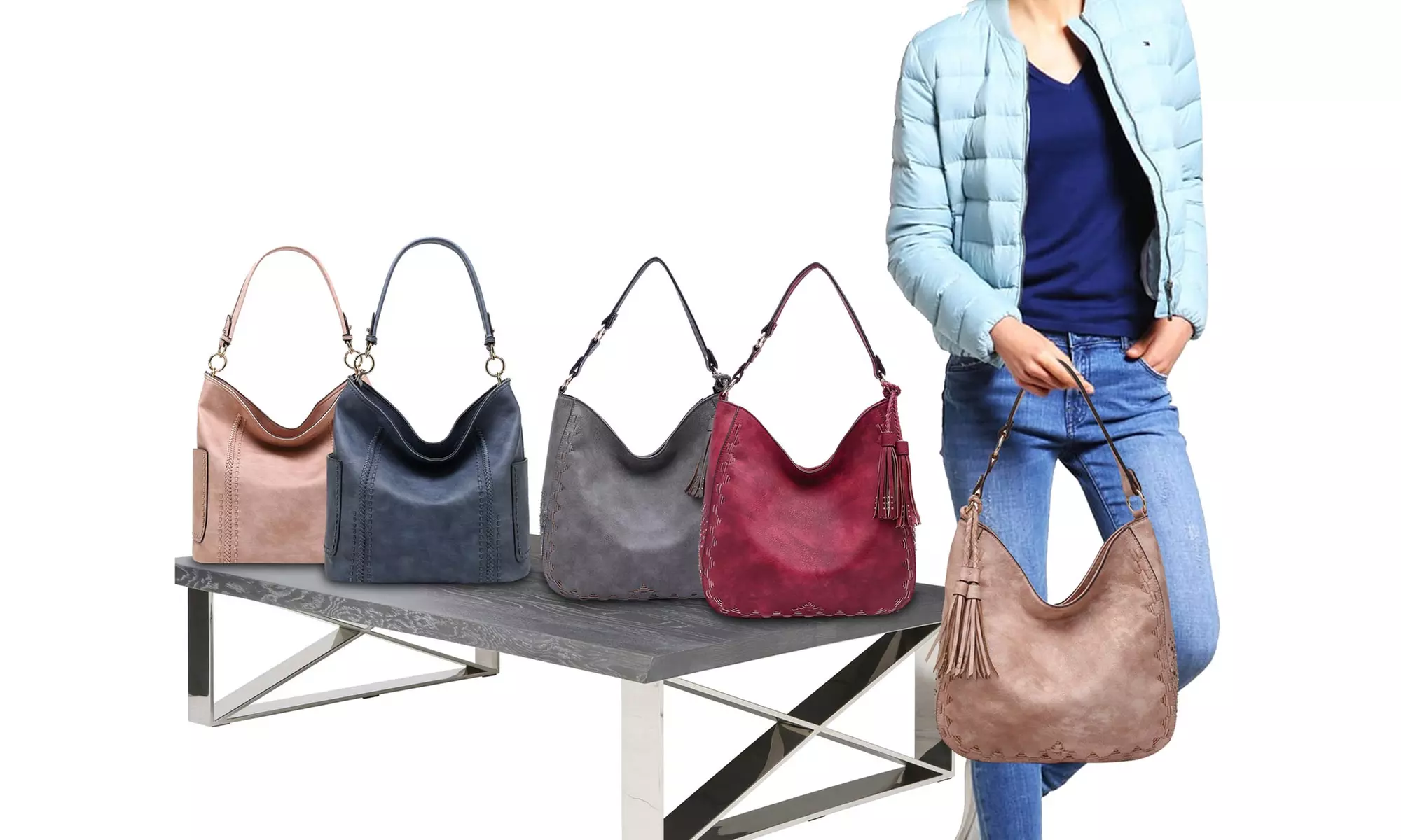 MKF Collection Hobo Shoulder Purse by Mia K Farrow - Primary Image