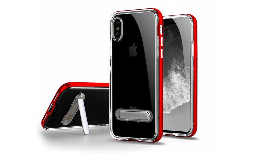 Image 17: Coque en TPU avec support intégré et 2 protecteurs d'écran