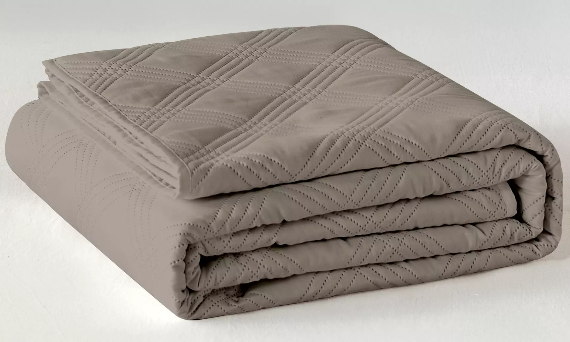 Couvre-lit léger matelassé "Birmingham" en satin