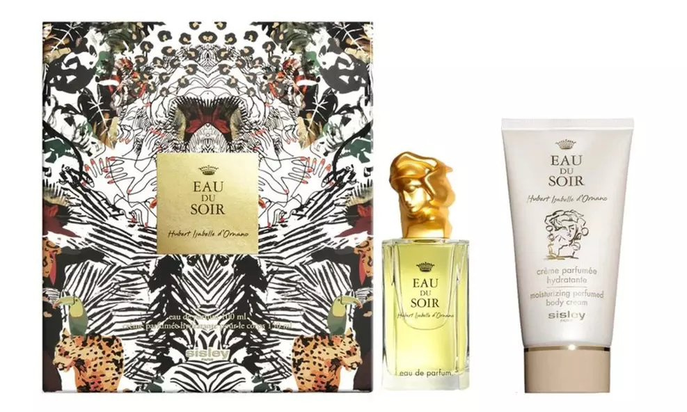 Set de fragancia Eau du Soir y crema corporal perfumada de Sisley