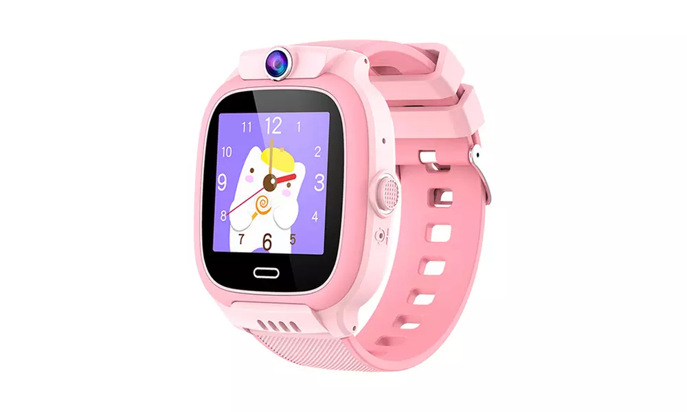 4G Kids' GPS Tracker Smart Watch Available in Pink, Black, or Blue