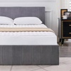 Image 2: Gas-Lift Ottoman Bed Frame with Under-Bed Storage