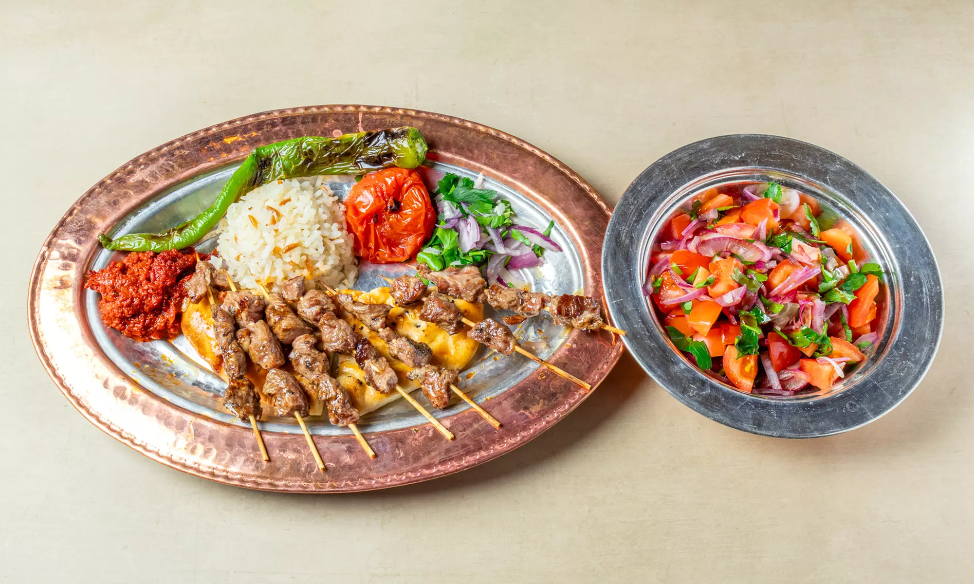 Authentisches türkisches 3-Gänge-Tagesmenü nach Wahl für 1-4 Personen