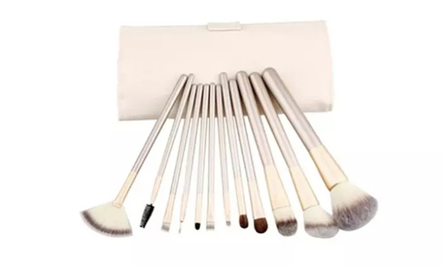 Image 3: 13-Piece Professional Make-Up Brush Set with a Storage Case - 1 or 2 