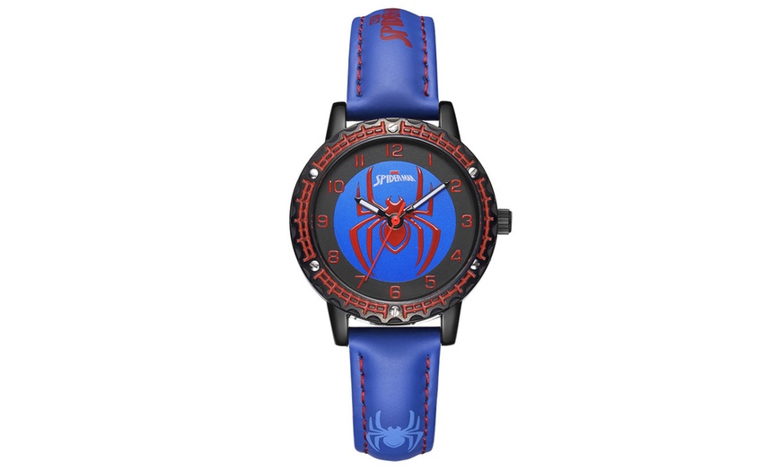 Image 7: Spider-Man Inspired Kids Water-Resistant Watch