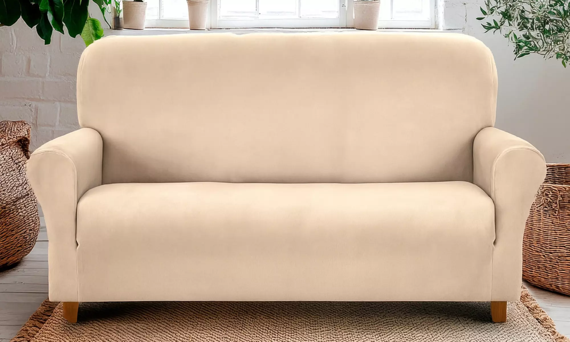 Copridivano o copripoltrona in velluto impermeabile