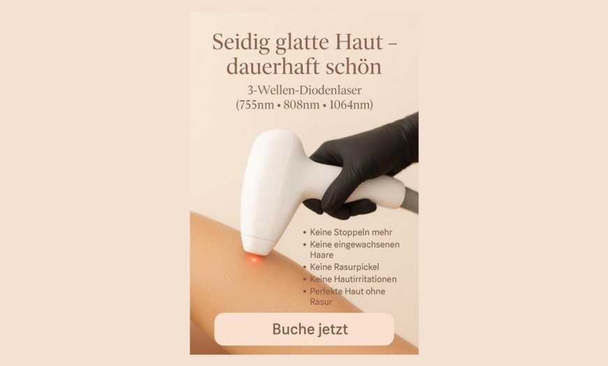 Image 2: 3 Laser-Haarentfernungen an einer Zone nach Wahl für 1 Person