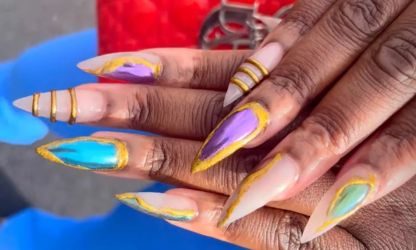 Enhance with Gel X Nails with Gel Polish, or French Combo Set