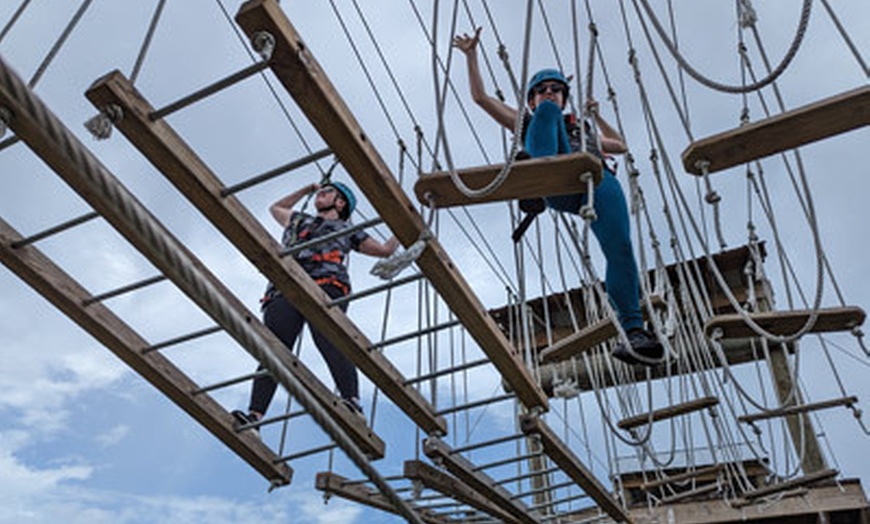 Image 5: Thrilling Aerial Challenge O-Course at Tigertail Lake in Dania Beach