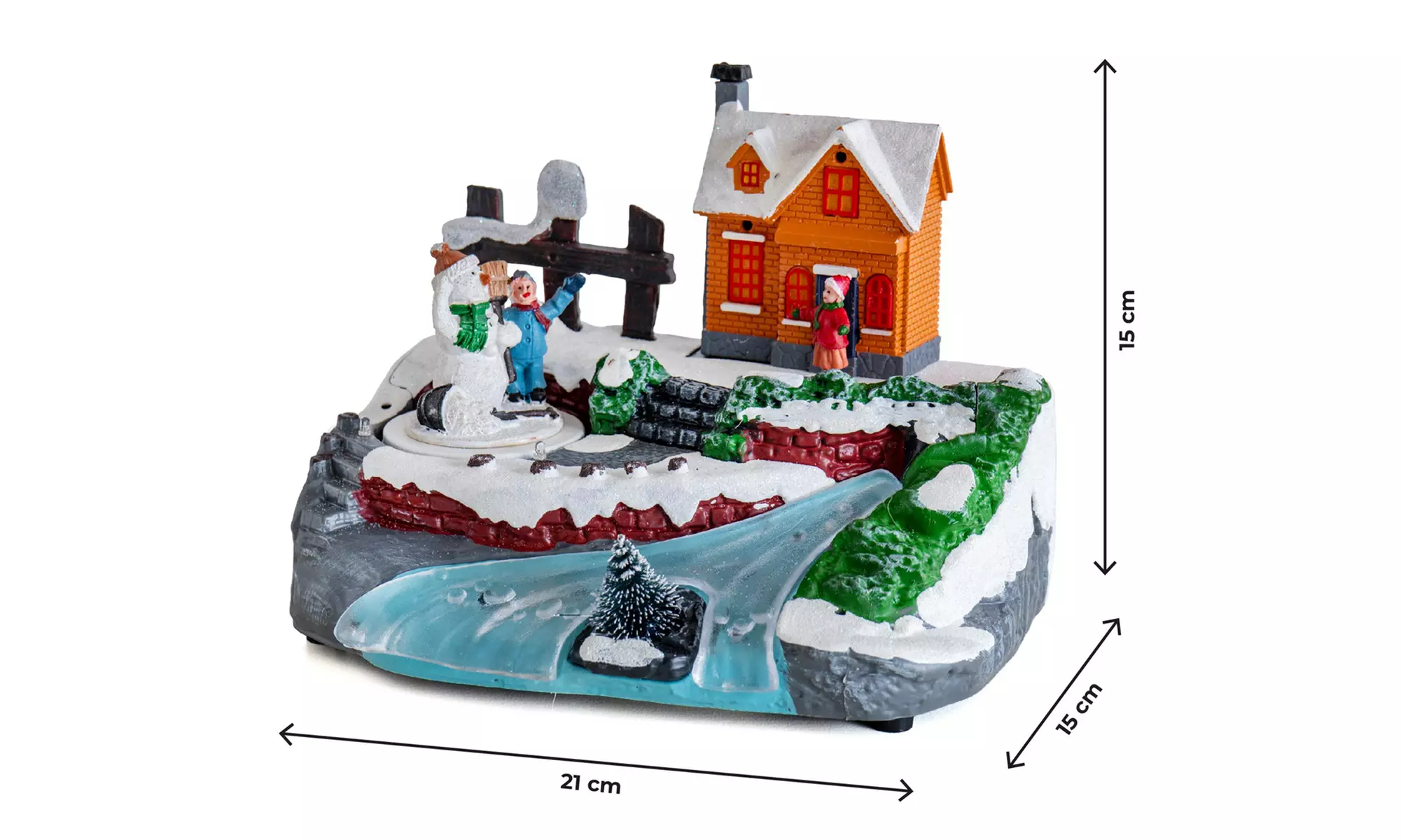 Giostrina natalizia con luci e movimento