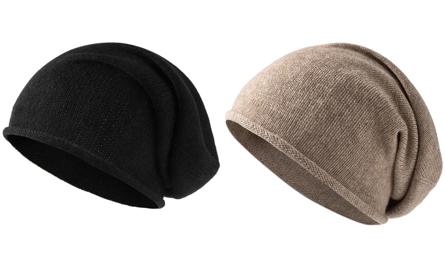 Image 14: 1 of 2 warme en stijlvolle wollen beanies