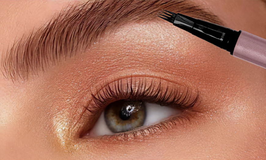 Image 2: Feutre waterproof à sourcils avec 4 micro-traits